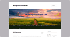 Desktop Screenshot of hooponoponoperu.com